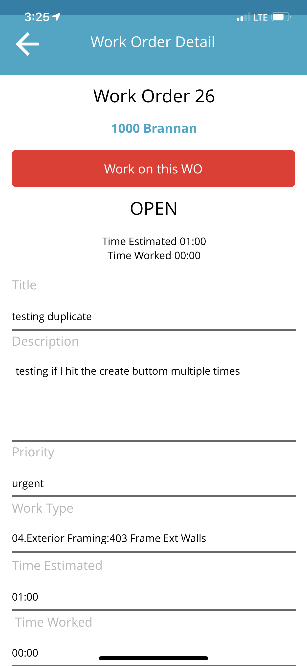 How employees can use Work Orders on the app Frequently Asked Questions